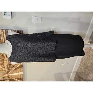 Jessica Howard Elegant Black Lace Dress
